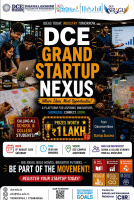 Dce Startup Nexus 2026 Startup Ideas Presentation Poster